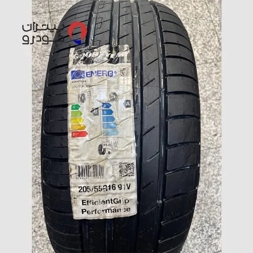 لیبل اتحادیه اروپا لاستیک گودیر 205/55/16 گل EfficientGrip PERFORMANCE