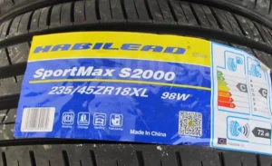 لیبل اتحادیه اروپا لاستیک هابیلد 235/45/18 گل S2000