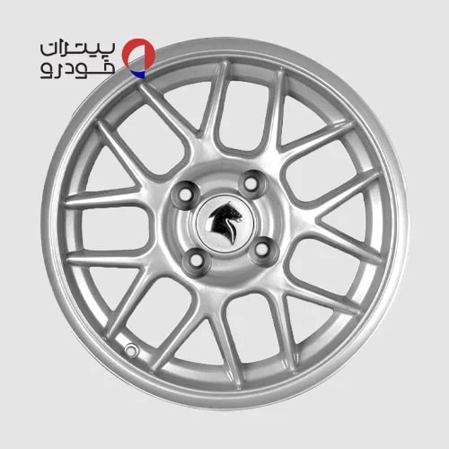 رینگ فابریک سایز 15 (۱۰۸×۴) نقره‌ای طرح لنزو 051 (نیریز)