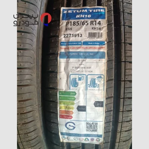 لیبل اتحادیه اروپا لاستیک زتوم 185/65/14 گل SOLUS KH16