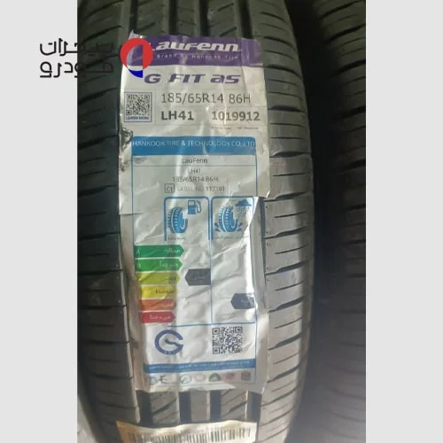 لیبل اتحادیه اروپا لاستیک لوفن 185/65/14 گل G FIT AS