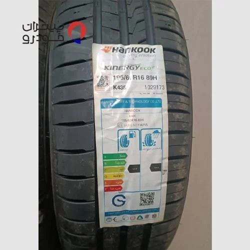 لیبل اتحادیه اروپا لاستیک هانکوک 195/60/16 گل Kinergy Eco2 K435