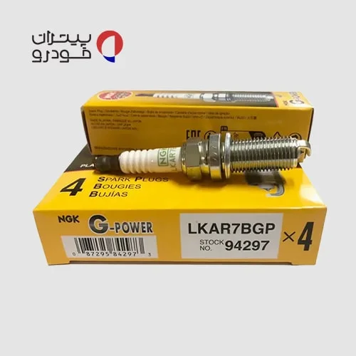 شمع-پایه-بلند-NGK-پلاتینیوم-LKAR7BGP-94297-6-min شمع پایه بلند NGK پلاتینیوم LKAR7BGP 94297