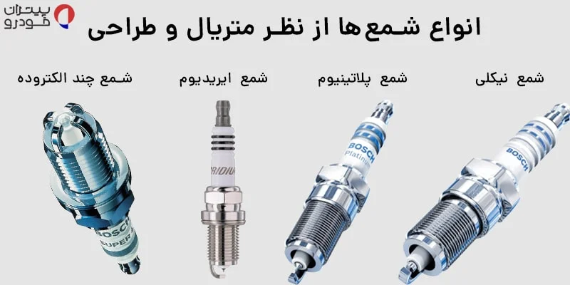 انواع شمع‌ها از نظر متریال و طراحی